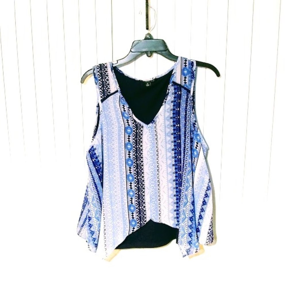 *ZAC & RACHEL*TANK TOP/SLEEVELESS TOP*WOMEN PL*SOUTHWEST/AZTEC DESIGN